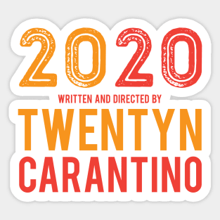 2020 Twenty Carantino Movie Sticker